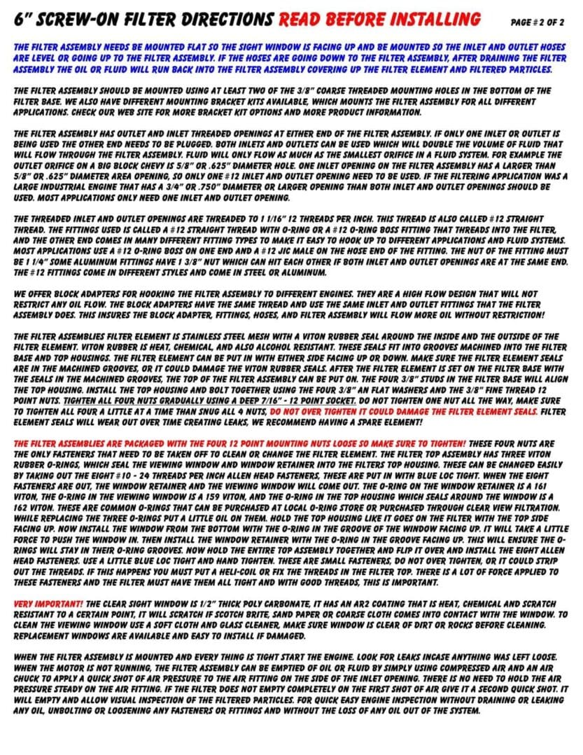 Direction Pg 2-2 for P#125 Screw-On Filter (jpeg)