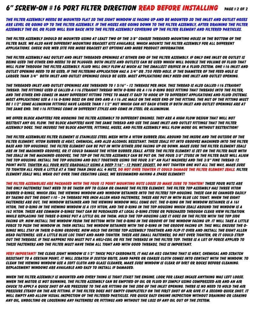 Direction Pg 2-2 for P#127 Screw-On Filter (jpeg)