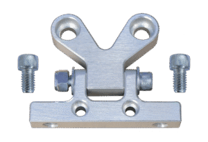 4in Angle Bracket w- Bolts P# 475 Clear Anodized Image only (png)