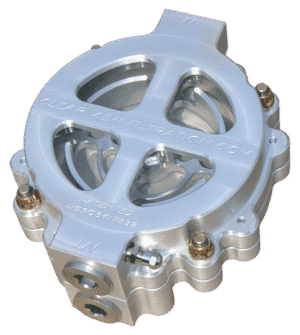 6in Hi-Flow Filter P# 100-60 Clear Anodized Image only (png)