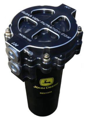 6in Screw-On Filter P# 127-380-B Black Anodized Image only