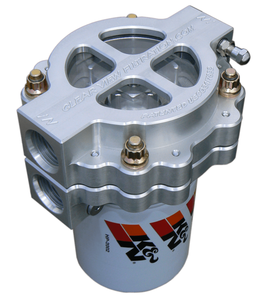 4in Screw-On Filter P# 400-115 Clear Anodized Image only (png)